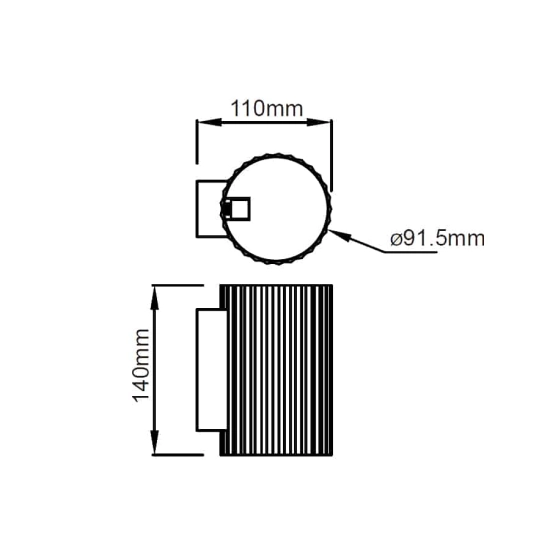 kinkiecik.pl Tokio kinkiet 1 Czarny LP-787/1W BK LIGHT PRESTIGE